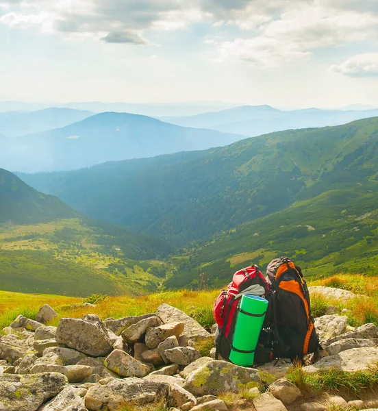 Due Zaini Montagna Tramonto — Foto Stock