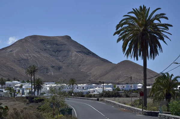 Utsikt Från Yaiza Lanzarote — Stockfoto