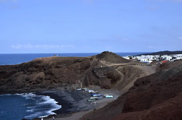 Küste Bei Golfo Lanzarote — Stockfoto