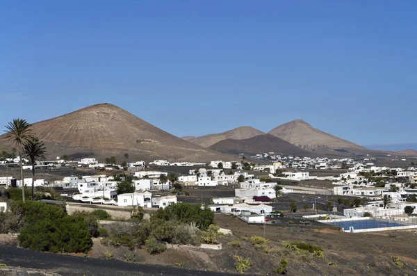Landskap Asomada Lanzarote — Stockfoto