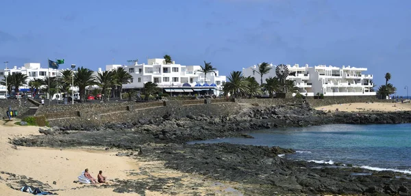 Bucht Costa Teguise Lanzarote — Stockfoto