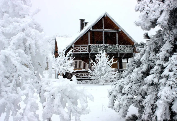 Beautiful Cottage Northern Caucasus Russia — Stock Photo, Image