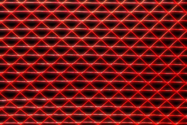 Una Red Plástico Colores Sobre Fondo Negro — Foto de Stock