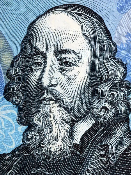 John Amos Comenius Retrato Checoslováquia Dinheiro — Fotografia de Stock