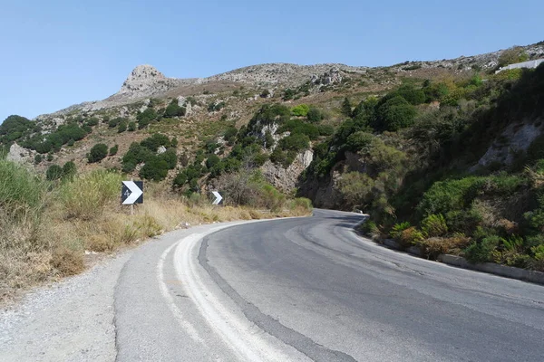 Carretera Través Meseta Lasithi —  Fotos de Stock