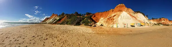 Широкий Песчаный Пляж Алгарве — стоковое фото