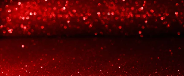抽象的な赤い輝くボケの背景のバレンタインデー — ストック写真