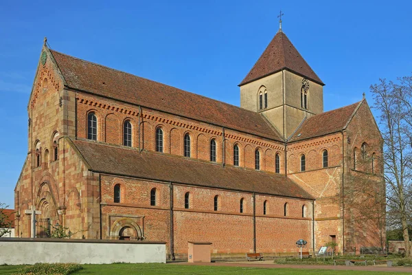 Abteikirche Schwarzach Bezirk Rastatt — Stockfoto