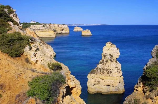 Algarve Beach Marinha Algarve Beach Marinha — Fotografia de Stock