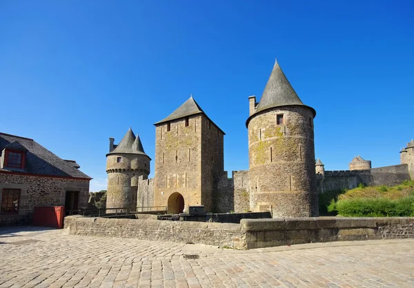 Fougeres Castillo Brittany Francia Fougeres Castillo Brittany Francia — Foto de Stock