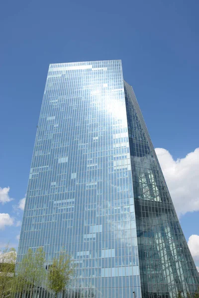 Frankfurt Main Ebb European Central Bank Skyline City Big City — Stock Photo, Image