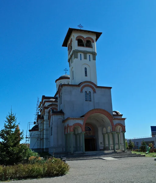 Νέα Ορθόδοξη Εκκλησία Στο Νόβι Σαντ Της Σερβίας — Φωτογραφία Αρχείου