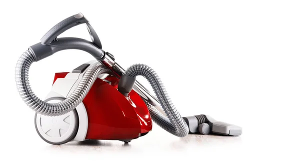 Canister Vacuum Cleaner Home Use Isolated White Background — Stock Photo, Image