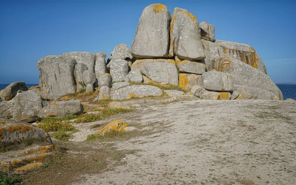 Schöne Landschaft Von Galicien Küste Der Nähe Von Grove Spanien — Stockfoto