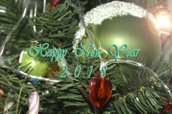 Happy New Year Background Decoration — Stock Photo, Image