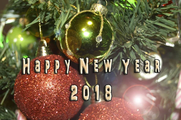 Happy New Year Background Decoration — Stock Photo, Image
