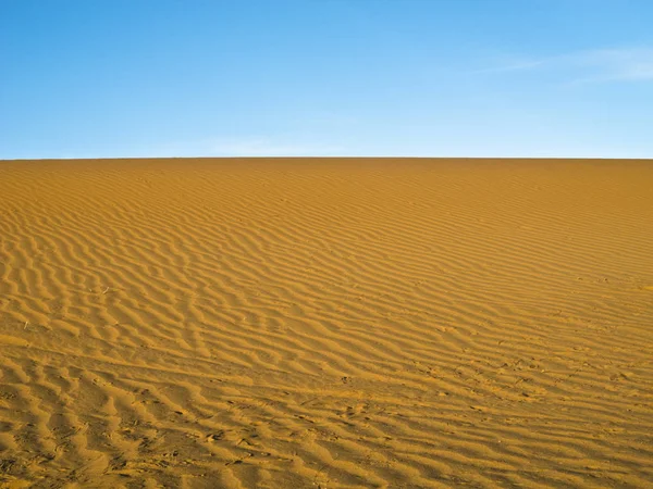 Erg Chubby Uno Los Impresionantes Hermosos Desiertos Arena Marroquíes Con —  Fotos de Stock