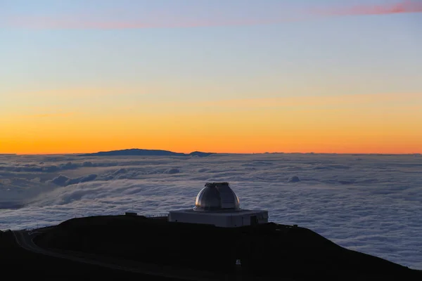 Zmierzch Mauna Kea Dużej Wyspie Hawaje — Zdjęcie stockowe