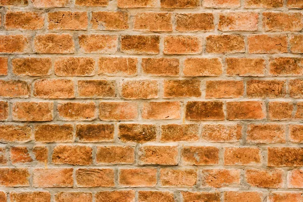 Achtergrond Van Oranje Bakstenen Wand Textuur Oude Grunge Stijl — Stockfoto