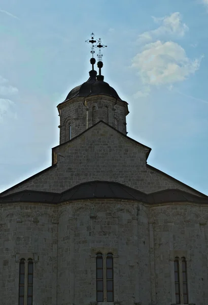 Chiesa Principale Pietra Nel Monastero Kovilj Serbia — Foto Stock