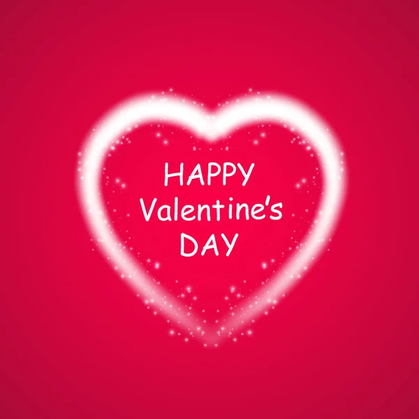 Feliz Cartão Felicitações Dia Dos Namorados Amo Fevereiro Fundo Férias — Fotografia de Stock