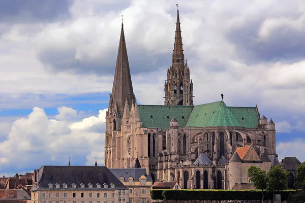 Catedral Gótica Notre Dame Chartres — Foto de Stock