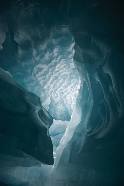 Gletsjerijsgrot Zwitserland — Stockfoto