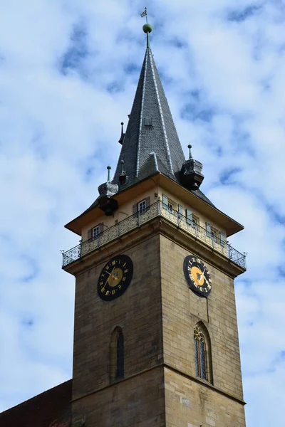 Blasturm Stiftskirche Öhringen — Stockfoto