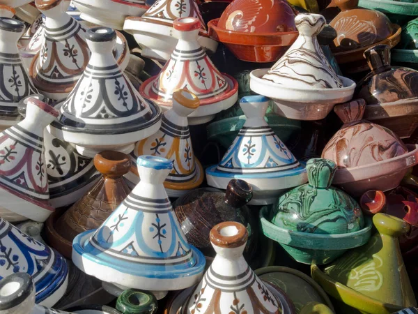 Estofados Marroquíes Tradicionales Venden Bazar — Foto de Stock