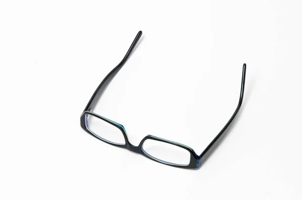 Óculos Uma Superfície Branca — Fotografia de Stock