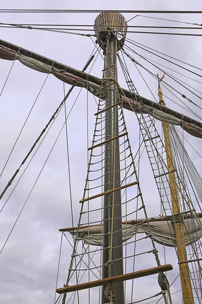 Rigging Tall Ship — Stock Photo, Image