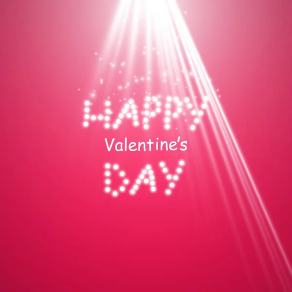 Feliz Tarjeta Felicitación Del Día San Valentín Amo Febrero Fondo —  Fotos de Stock