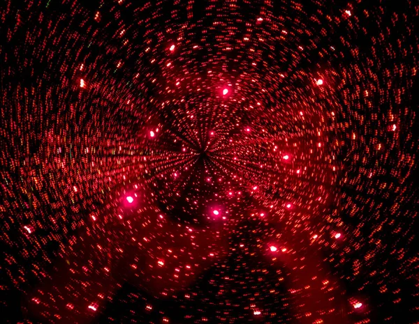 Mozgó Galaxis Képe Mint Vörös Fények — Stock Fotó