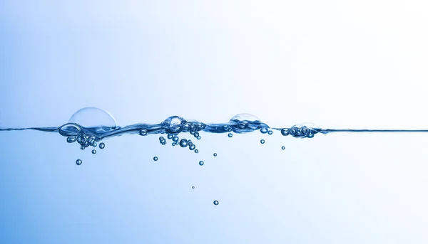 Брызги Воды Синем Фоне — стоковое фото
