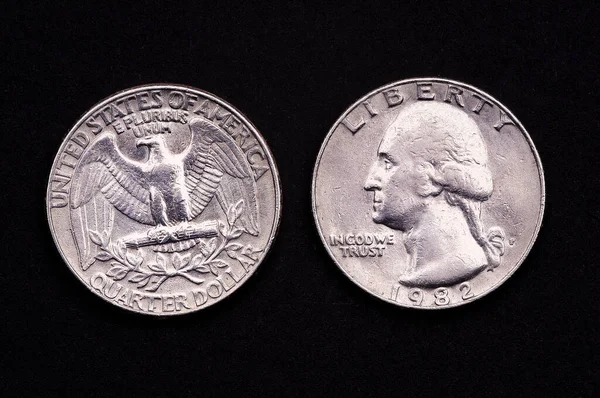 Alte Münze Der Vereinigten Staaten Von Amerika — Stockfoto