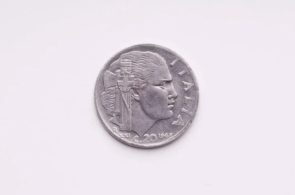 Old Coin Italian Kingdom — Stock Photo, Image