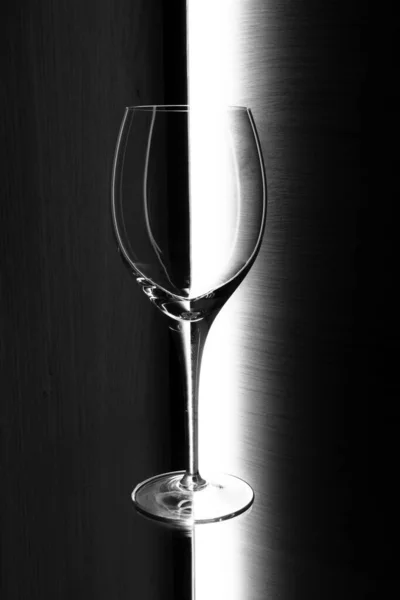Bicchiere Vino Illuminato Astratto — Foto Stock
