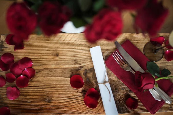 Naturaleza Muerta Romántica Para Día San Valentín —  Fotos de Stock