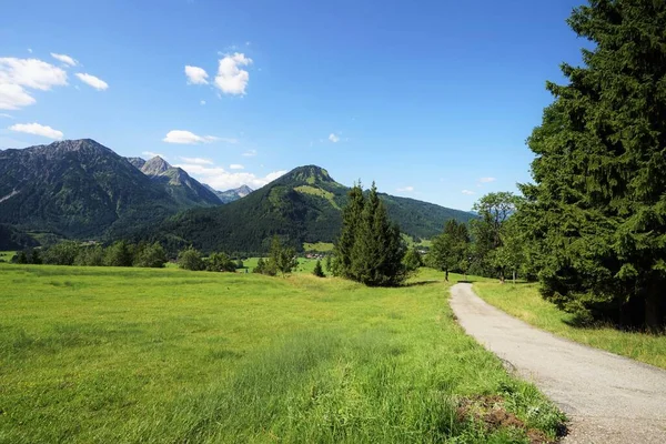 Turistická Stezka Tyrolských Alpách — Stock fotografie
