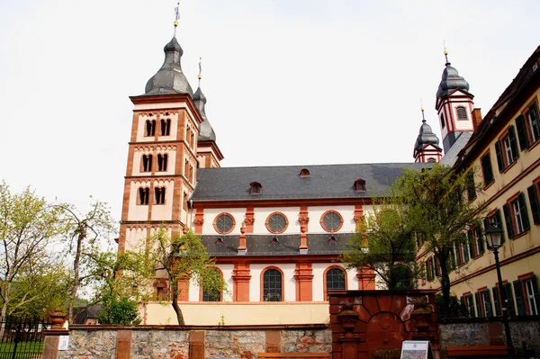 Église Monastère Amorbach Dans Région Odenwald — Photo