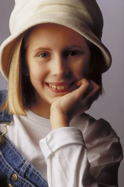 Симпатичный Детский Портрет Счастливая Детская Концепция — стоковое фото