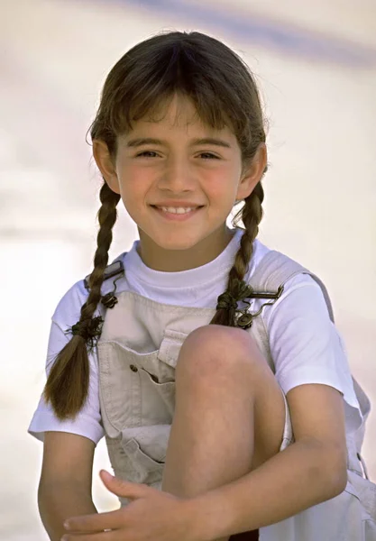 Retrato Infantil Bonito Conceito Infância Feliz — Fotografia de Stock