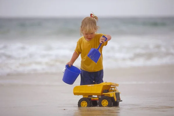 Scenic View Cute Toddler Child — Stock Photo, Image