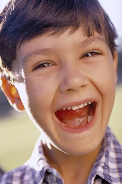 Close Portret Van Schattig Kind — Stockfoto