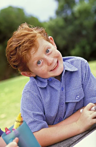 Portret Van Een Schattig Kind Happy Childhood Concept — Stockfoto