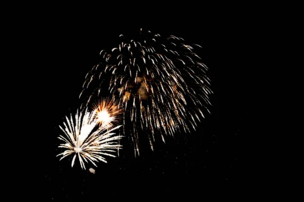 Feuerwerk Himmel Pyrotechnik Explodiert — Stockfoto