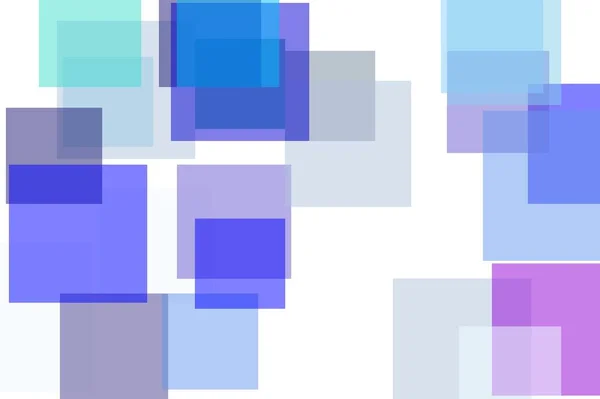Abstrakt Minimalistisk Blå Illustration Med Rektanglar Användbara Som Bakgrund — Stockfoto