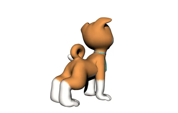 Pequeno Cão Marrom Como Cachorro — Fotografia de Stock