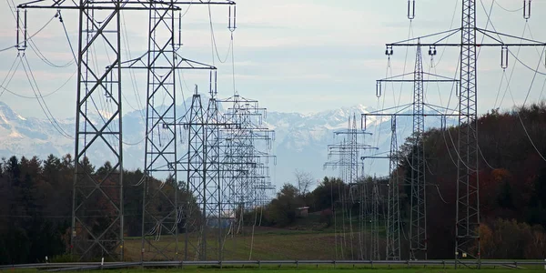 electricity grid in the south - the power grid expansion brings high-voltage overhead lines with it which ruin the landscape.
