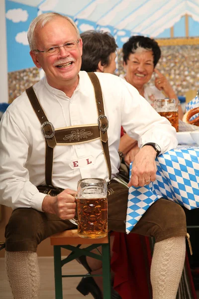 Důchodci Pivním Stanu — Stock fotografie